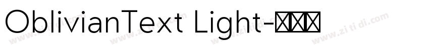 OblivianText Light字体转换